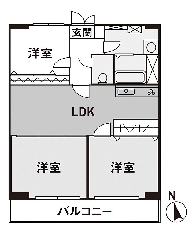 ③センターリビング型